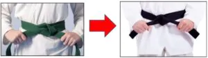 Green Belt upgrade to Black Belt